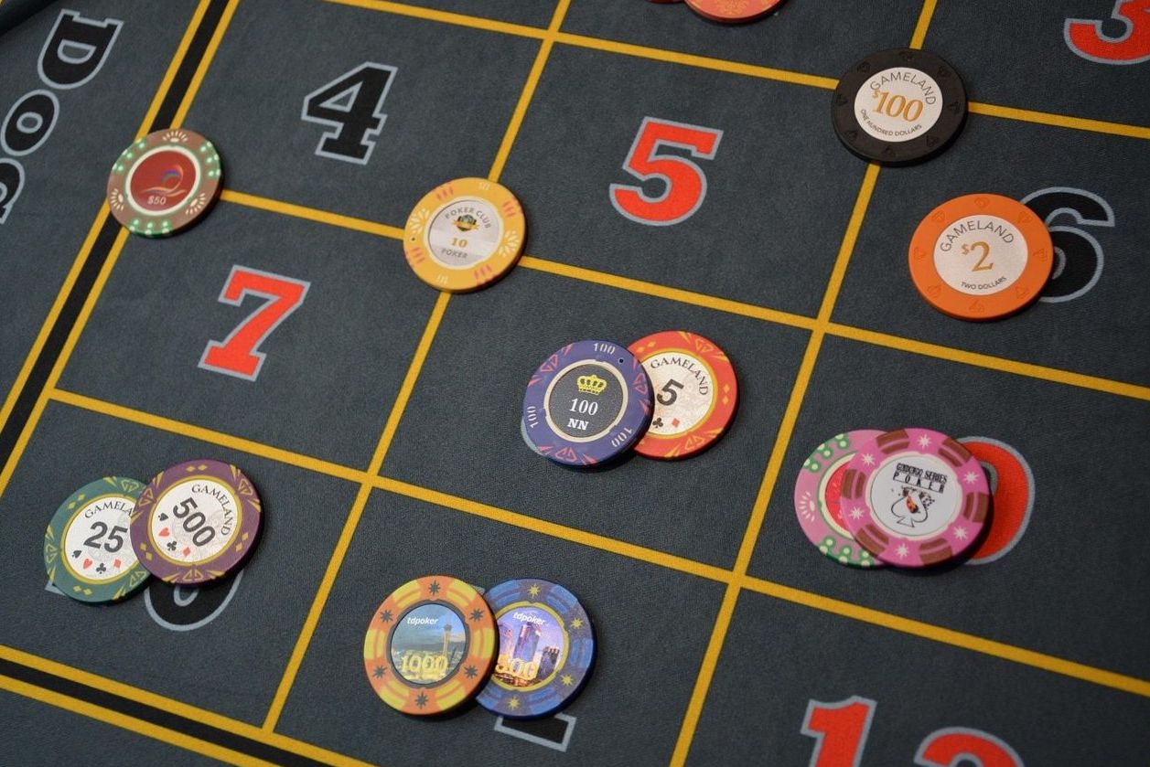 Roulette wheel at the venue